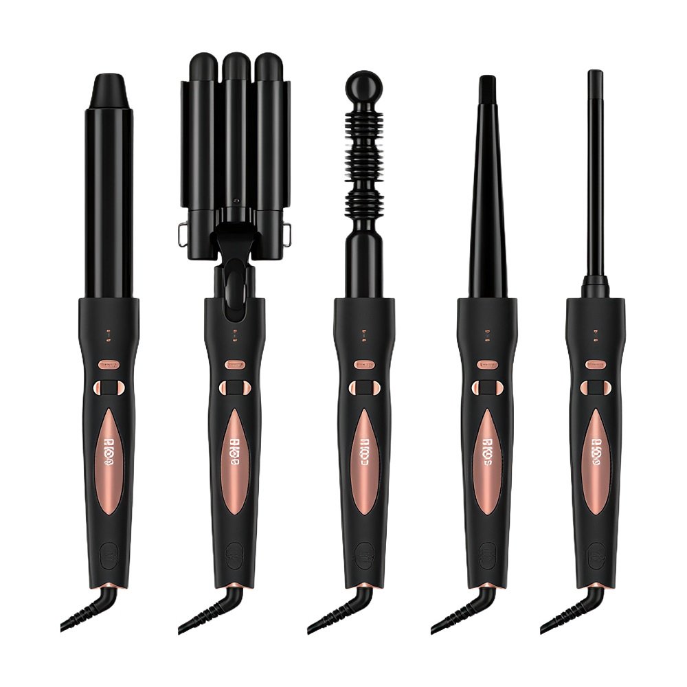 LT-1204 5-in-1 curling wand set